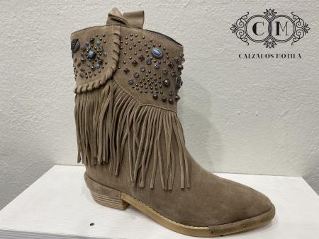 21292 ALMA EN PENA - BOTIN CAMPERO A.TAUPE MEDIO GOMA PIEL - Calzados  Motila, Tienda online de calzados y complementos